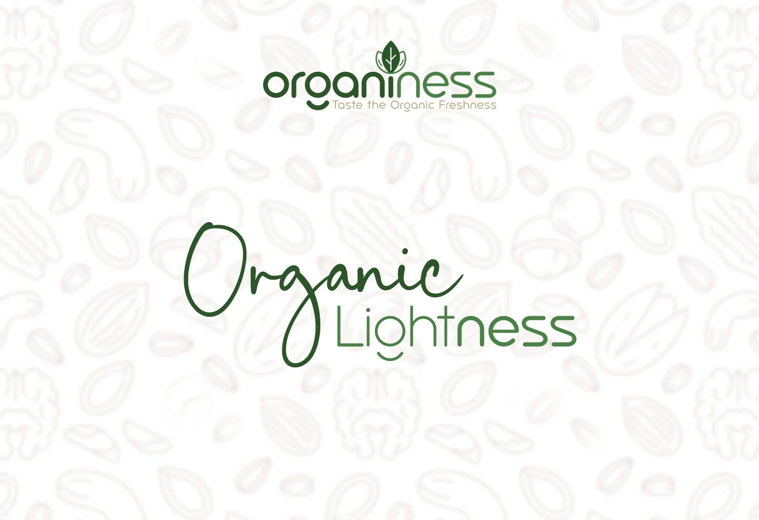 Organiness Lightness clean eating promotion post